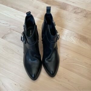 Black ankle boots by Marc Fisher, size 7 1/2